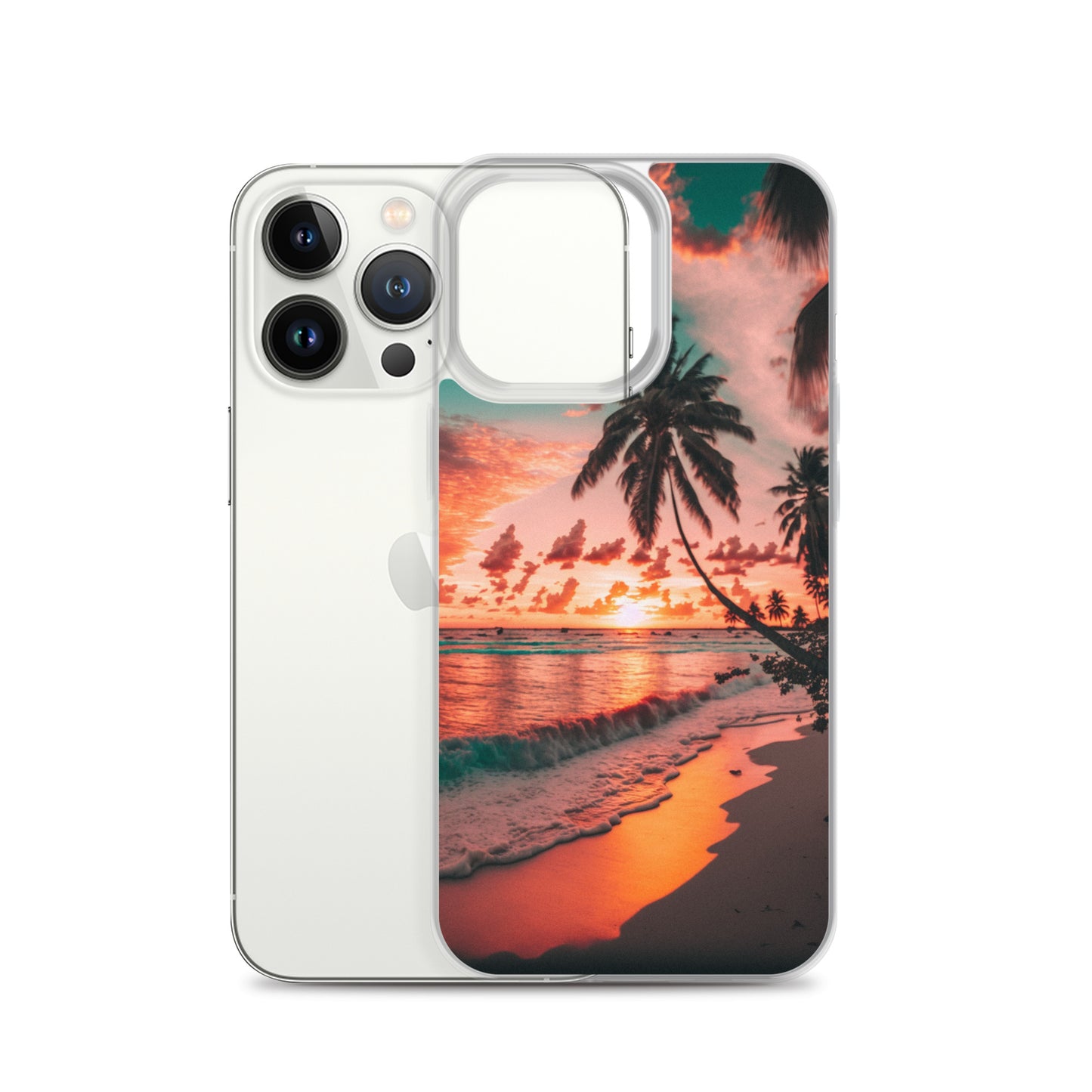 iPhone Case - Beach Life - Palm Tree at Sunset