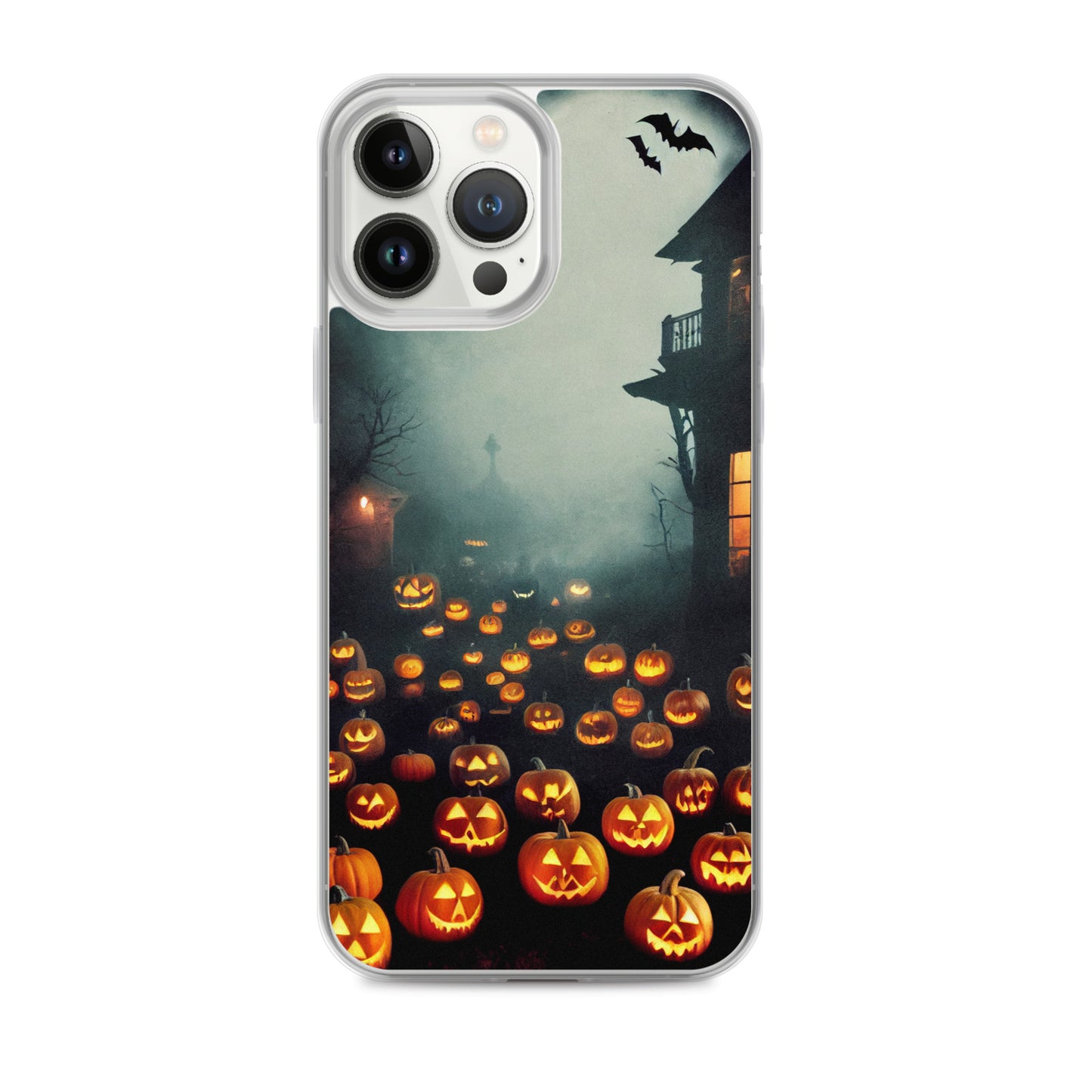 iPhone Case - Halloween Jack-o-Lanterns in the Mist