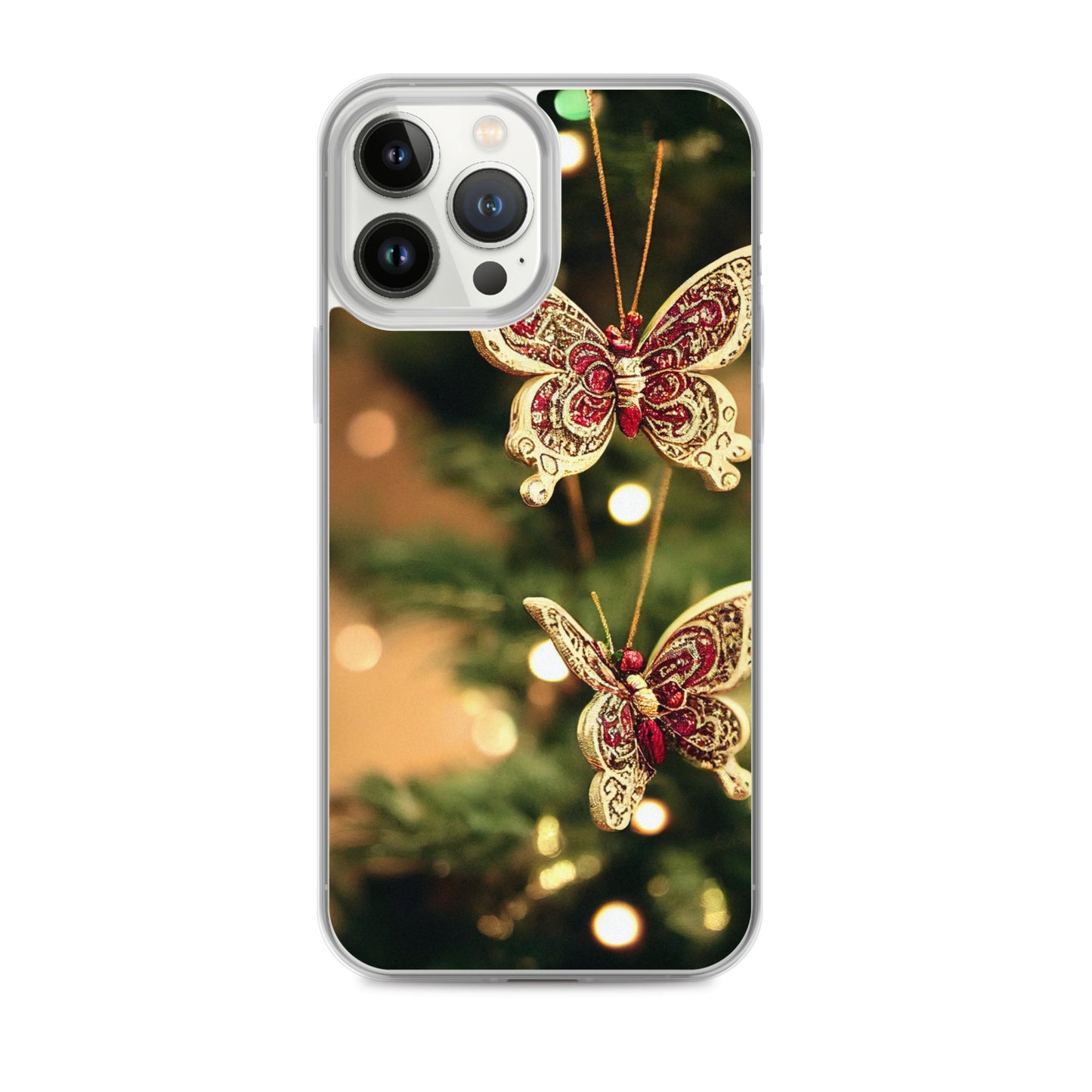 iPhone Case - Butterfly Christmas Ornaments