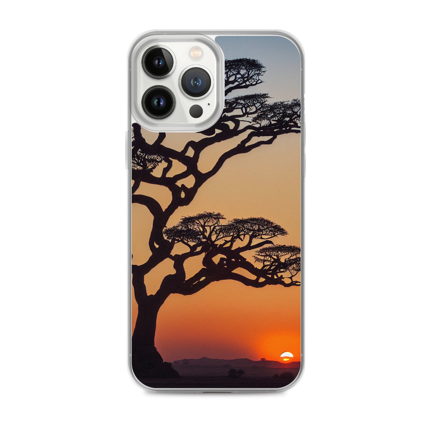 iPhone Case - African Vista - Acacia Tree at Sunset