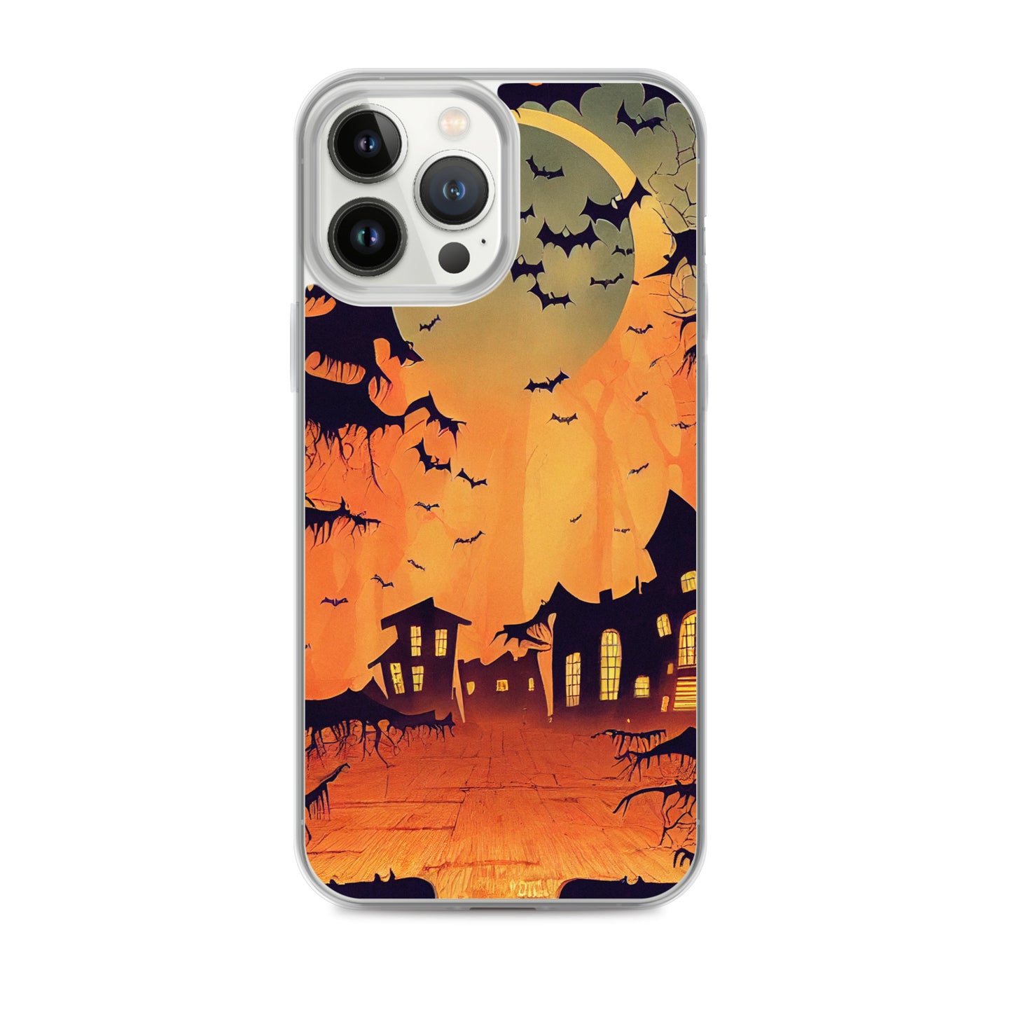 iPhone Case - Orange Halloween Moon