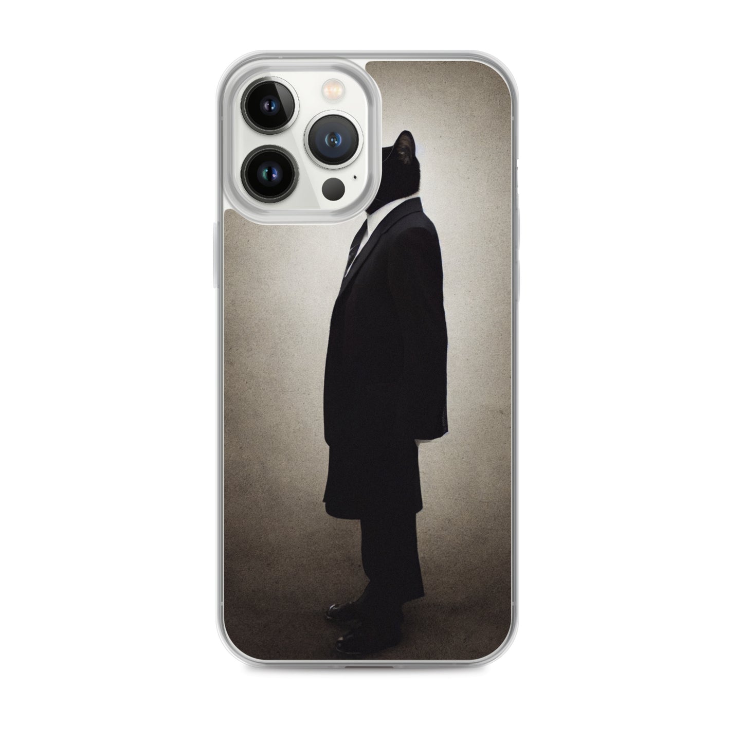 iPhone Case - Side Profile of Business Cat Boss