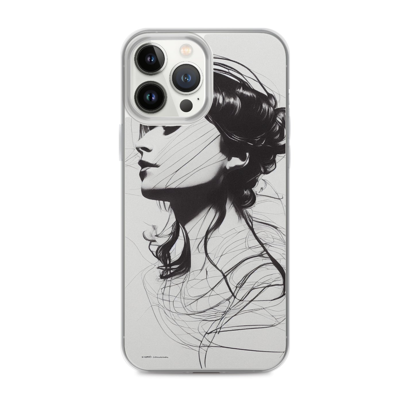 iPhone Case - Line Drawing of Woman's Profile