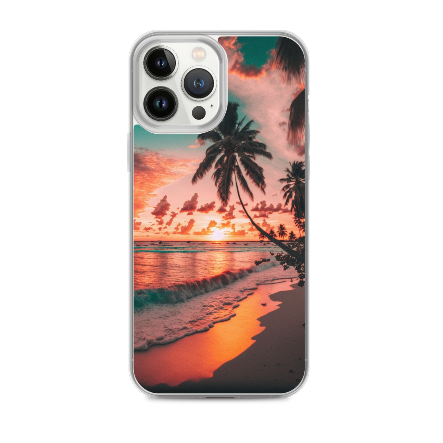 iPhone Case - Beach Life - Palm Tree at Sunset