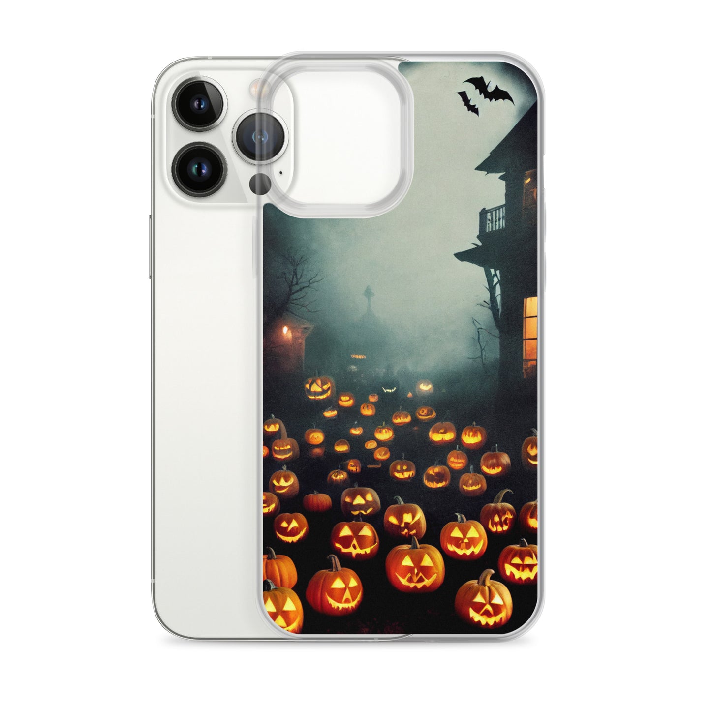 iPhone Case - Halloween Jack-o-Lanterns in the Mist