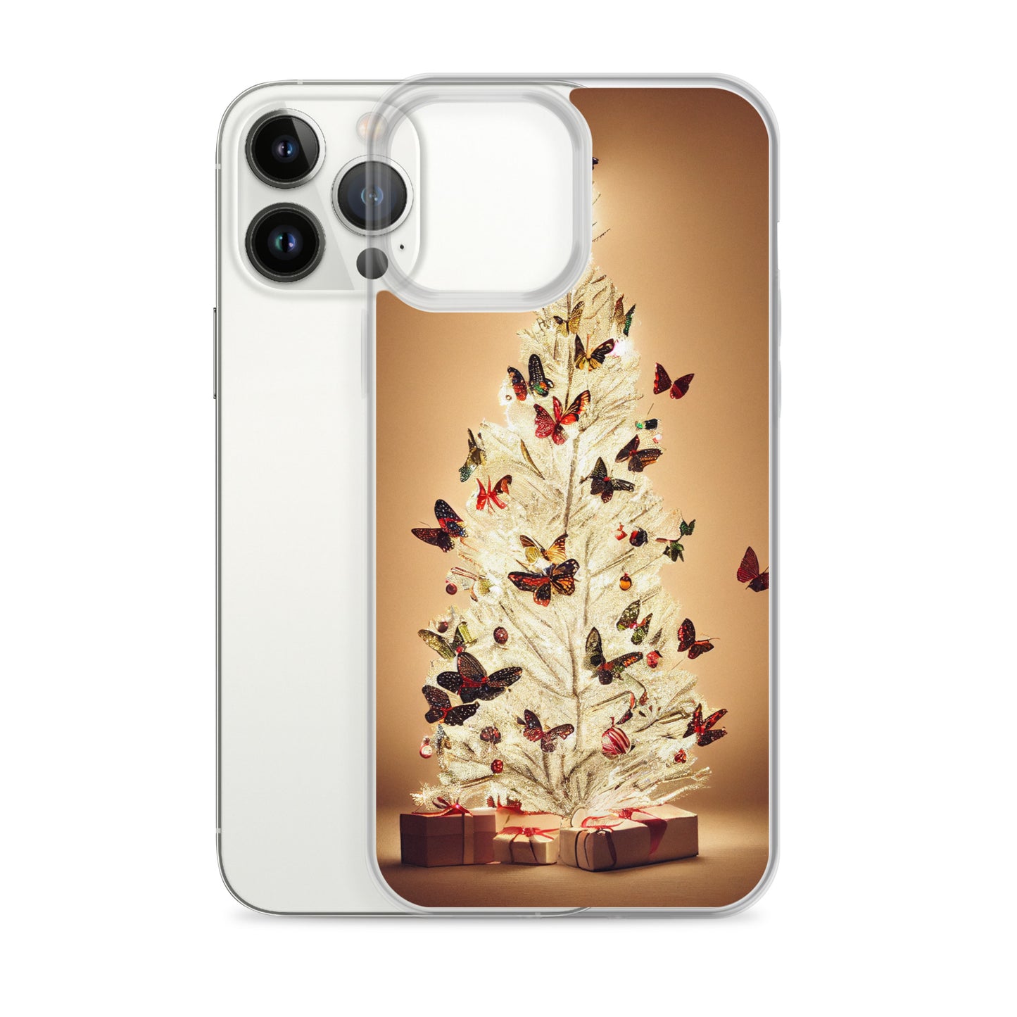 iPhone Case - Butterfly Christmas Tree