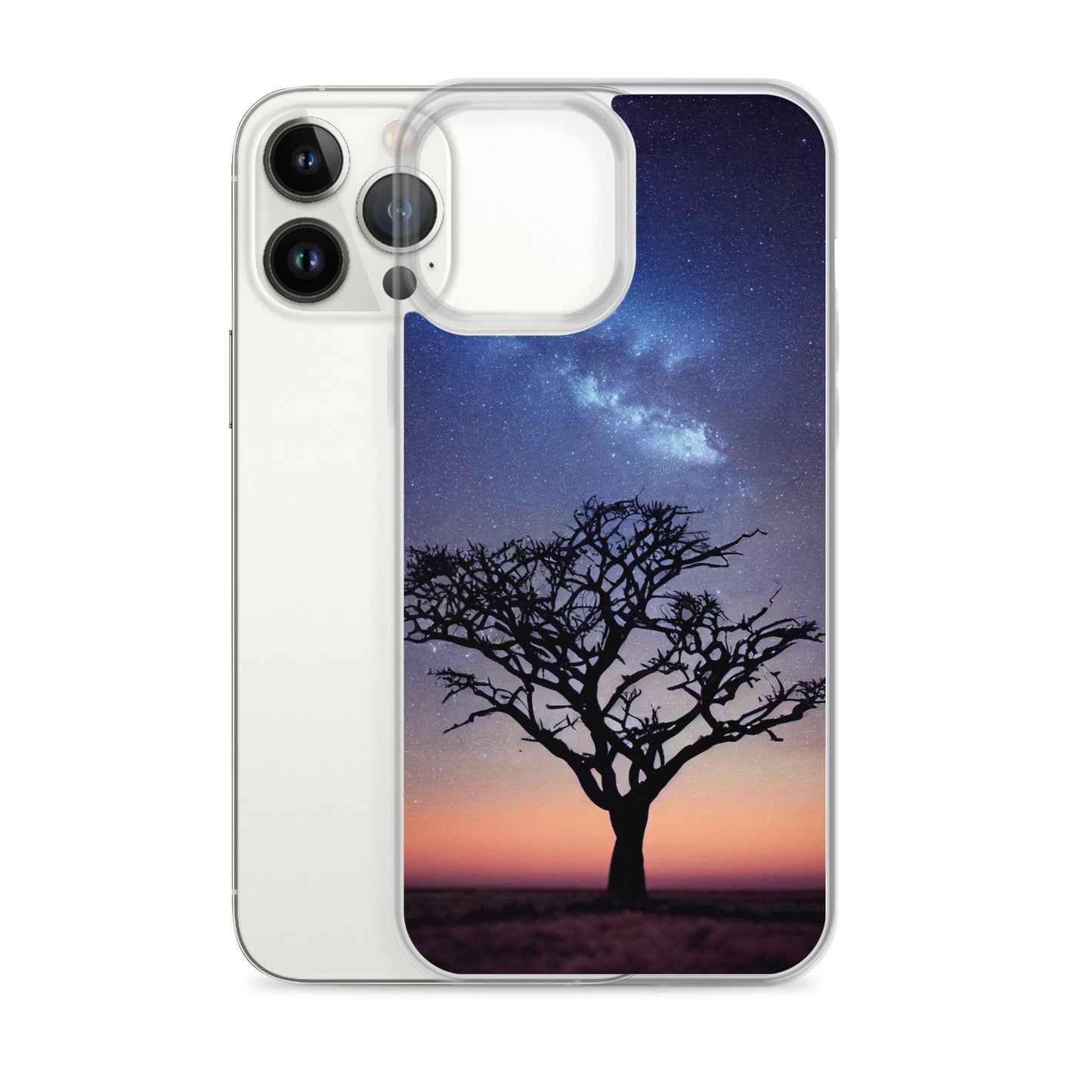 iPhone Case - African Vista - Acacia Under the Milky Way