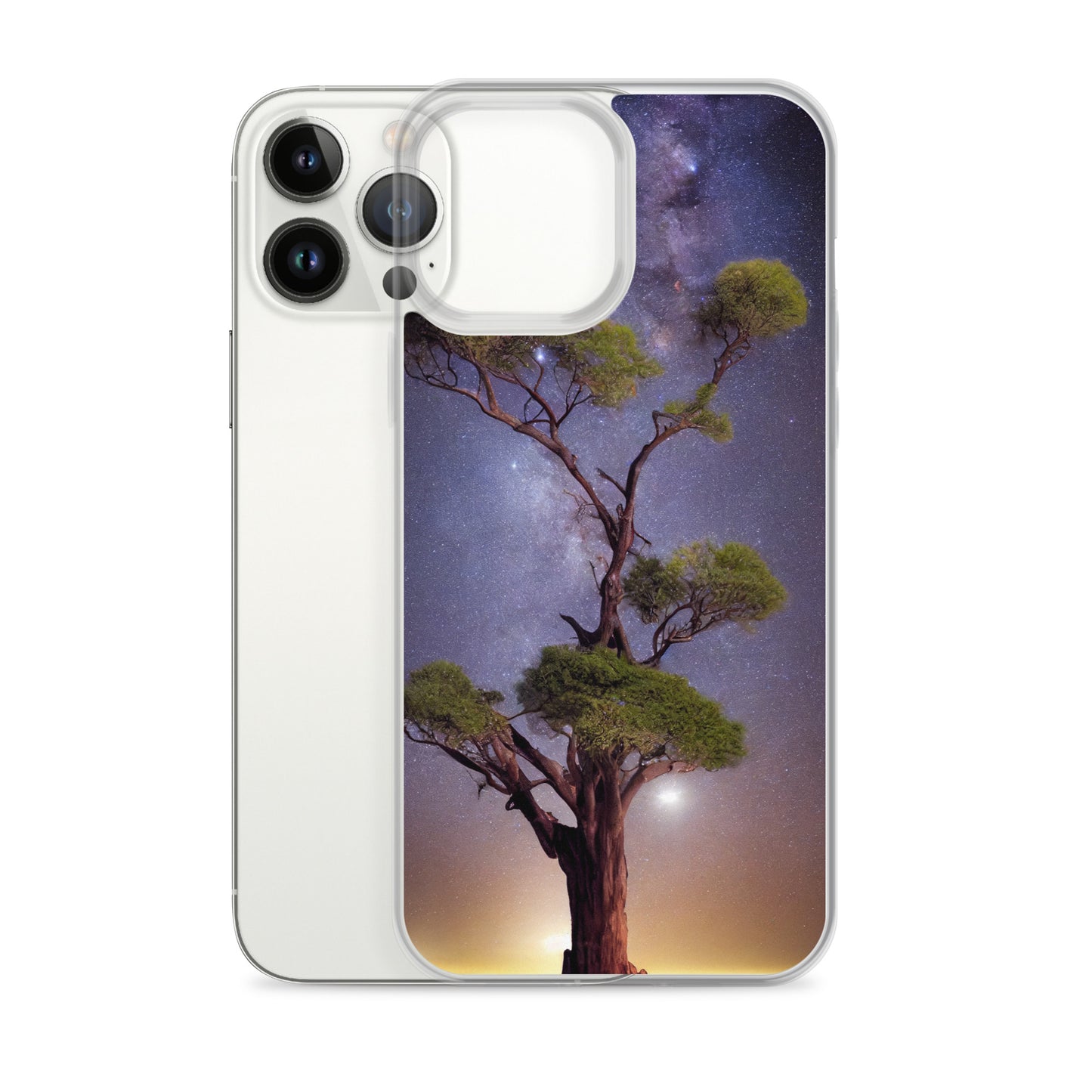 iPhone Case - African Vista - Acacia Tree Under the Milky Way