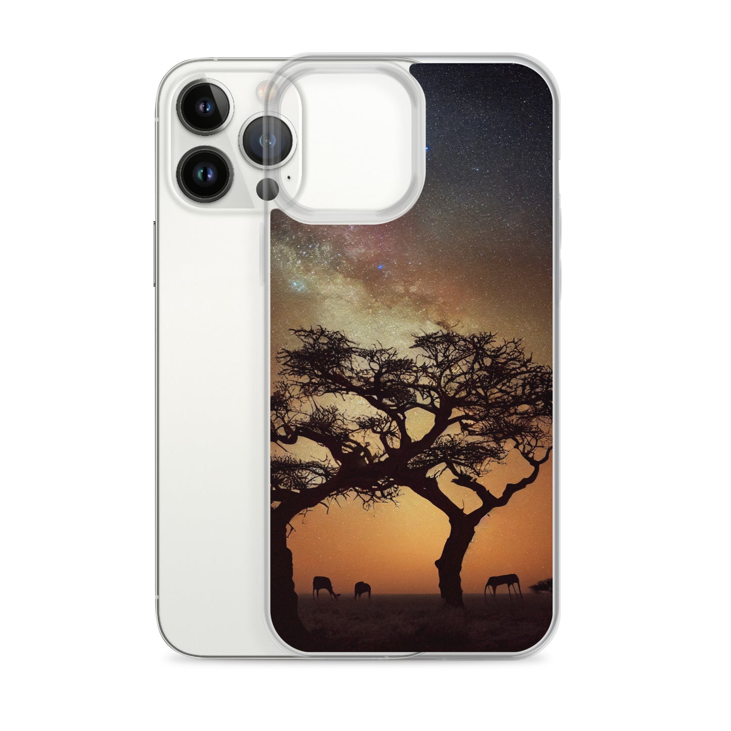 iPhone Case - African Vista - Acacia Under the Milky Way