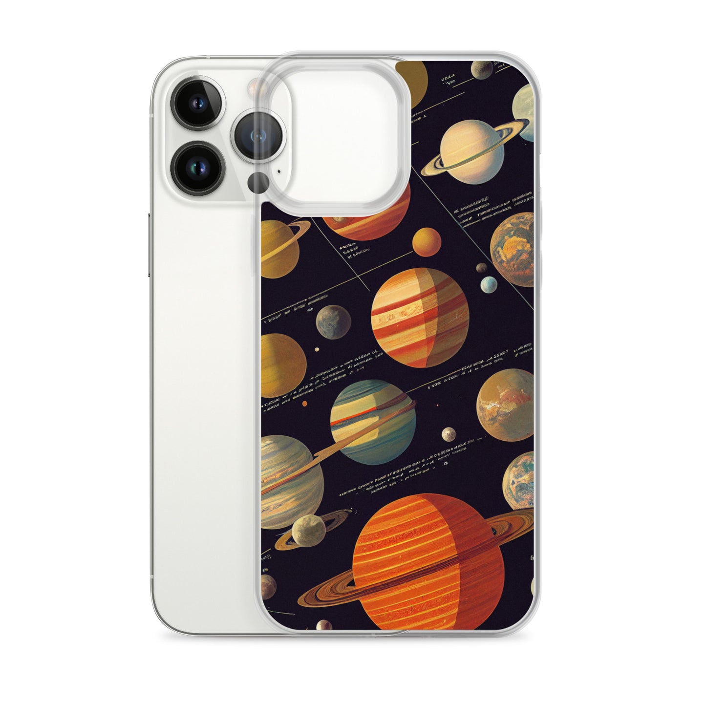 iPhone Case - Map of the Planets