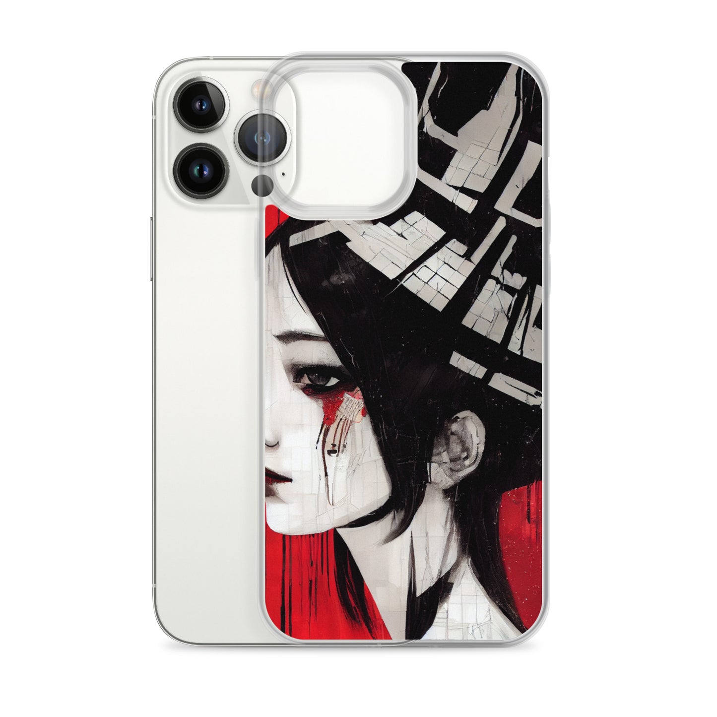 iPhone Case - Cyberpunk Geisha Girl