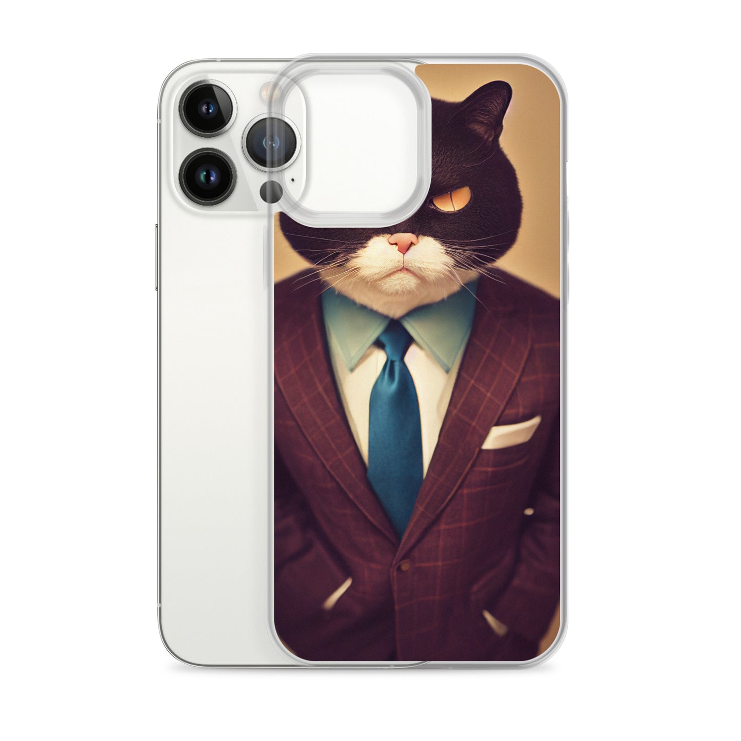 iPhone Case - Stern Business Cat Boss