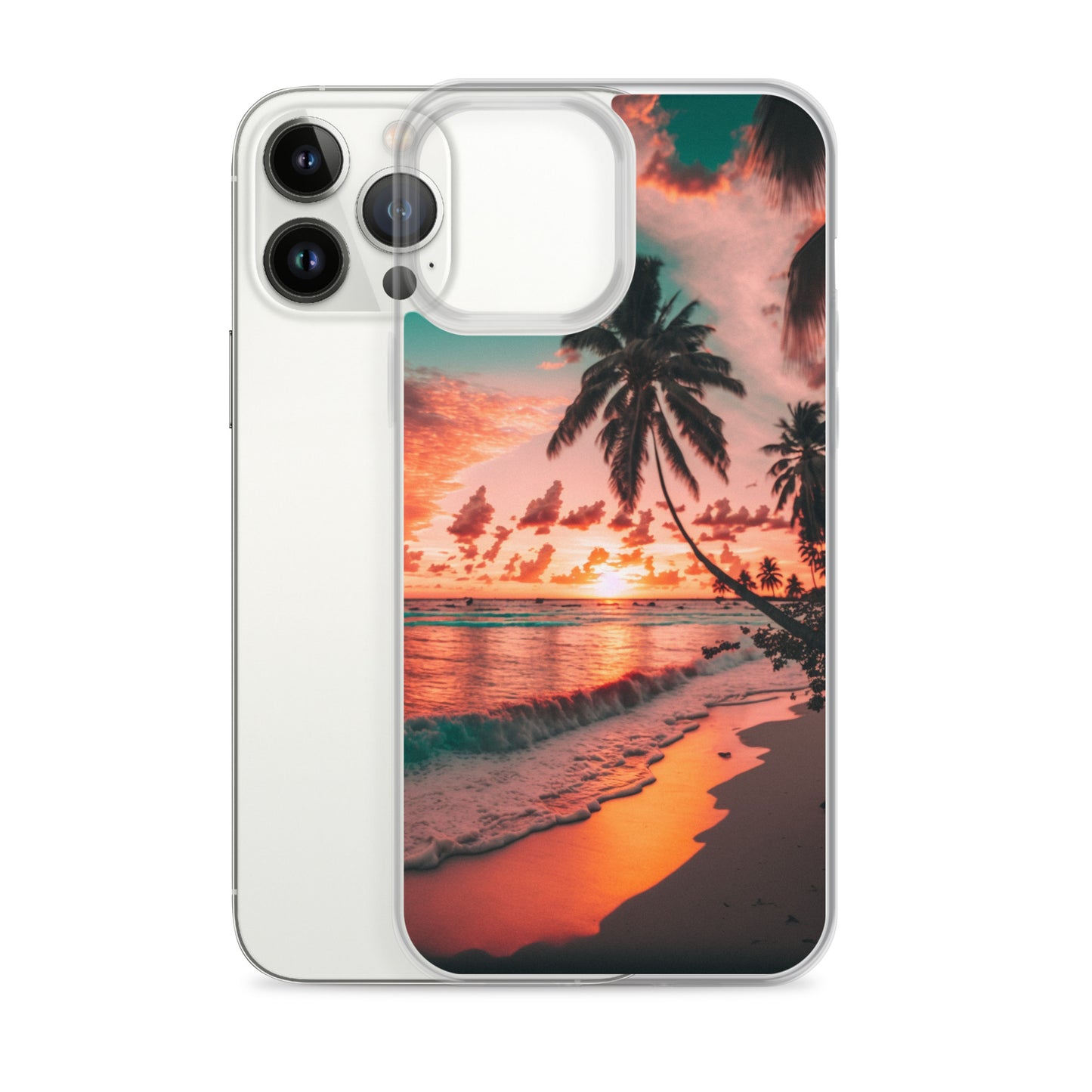 iPhone Case - Beach Life - Palm Tree at Sunset