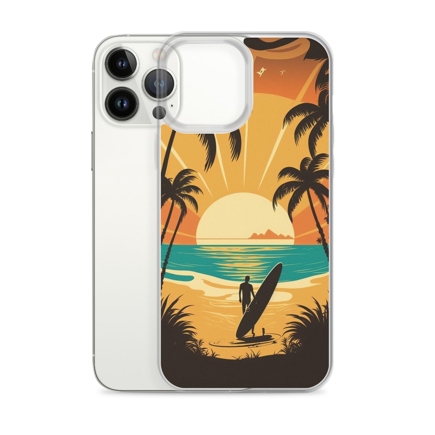 iPhone Case - Sunset Surfer