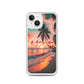 iPhone Case - Beach Life - Palm Tree at Sunset