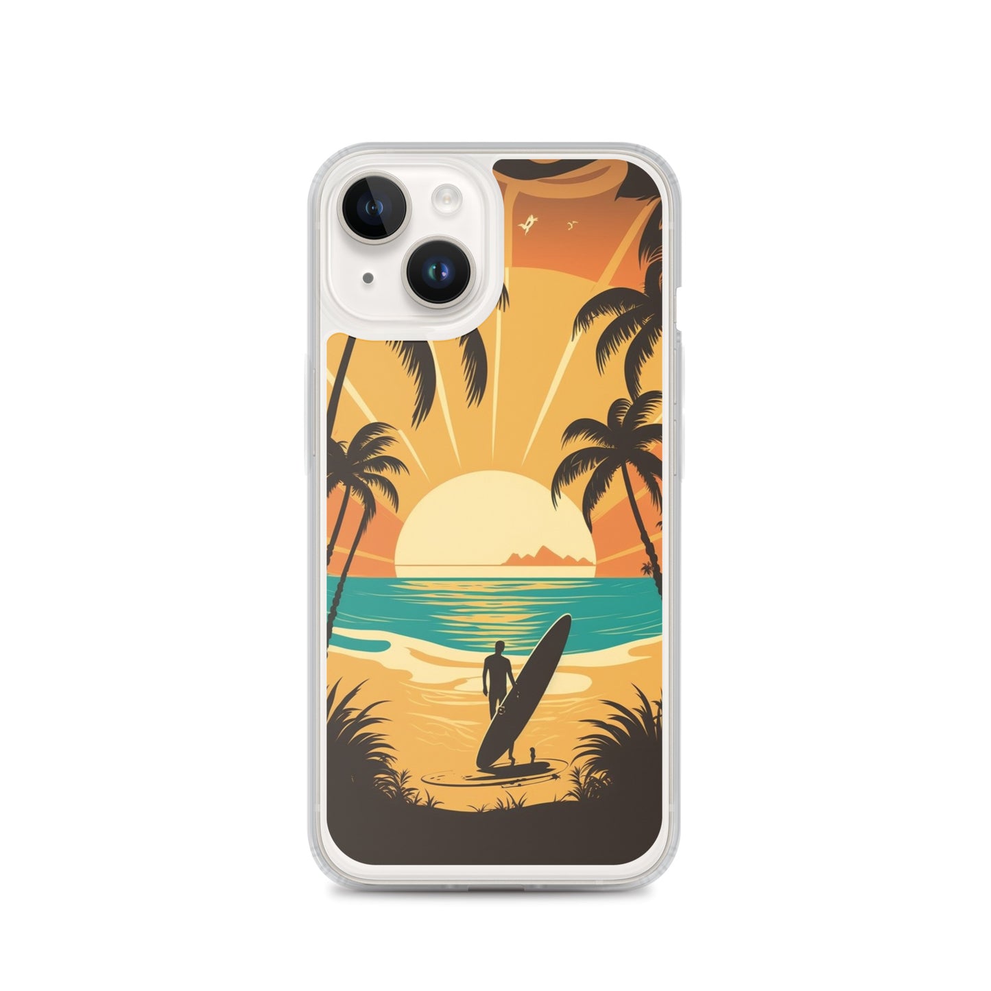 iPhone Case - Sunset Surfer