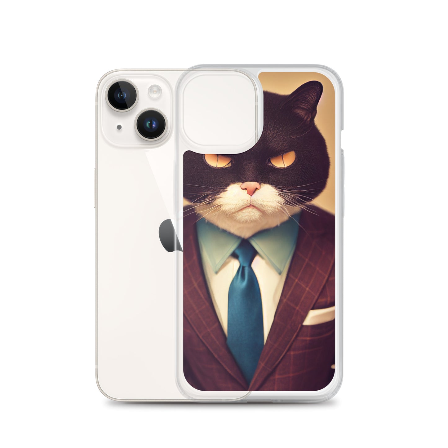 iPhone Case - Stern Business Cat Boss