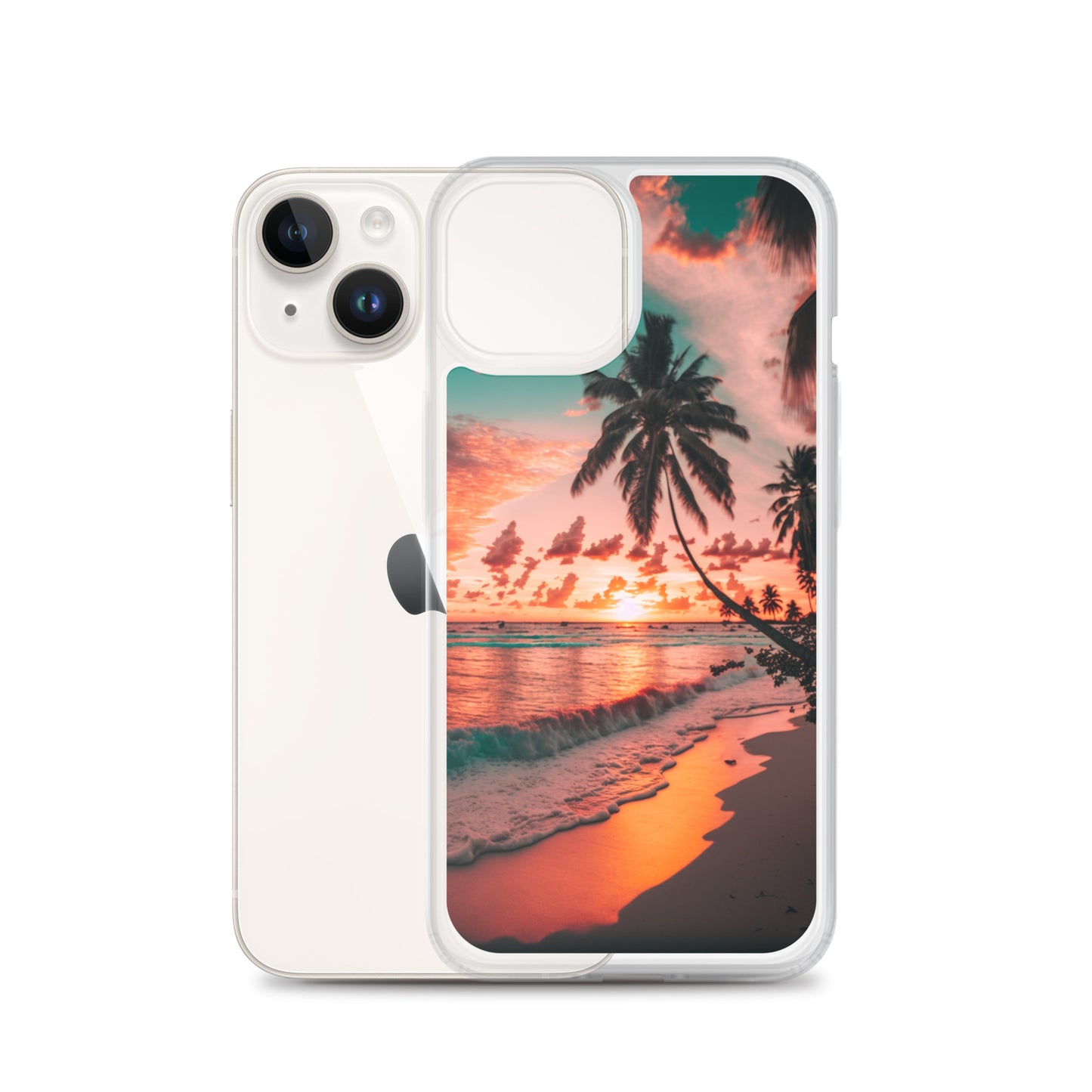 iPhone Case - Beach Life - Palm Tree at Sunset