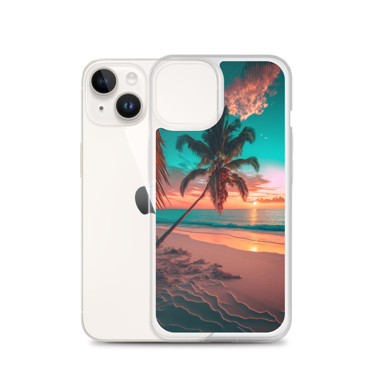 iPhone Case - Beach Life - Palm Tree at Sunset