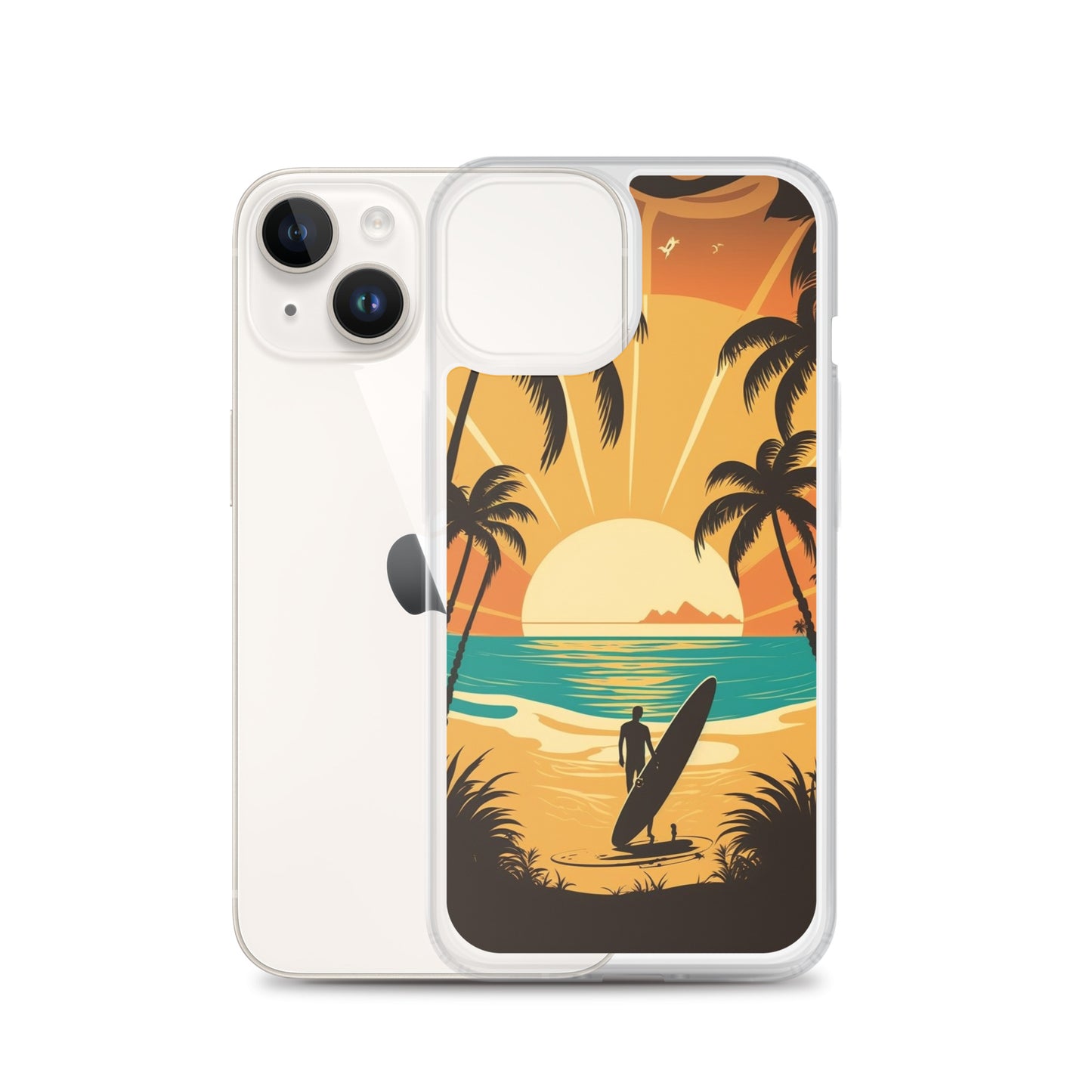 iPhone Case - Sunset Surfer