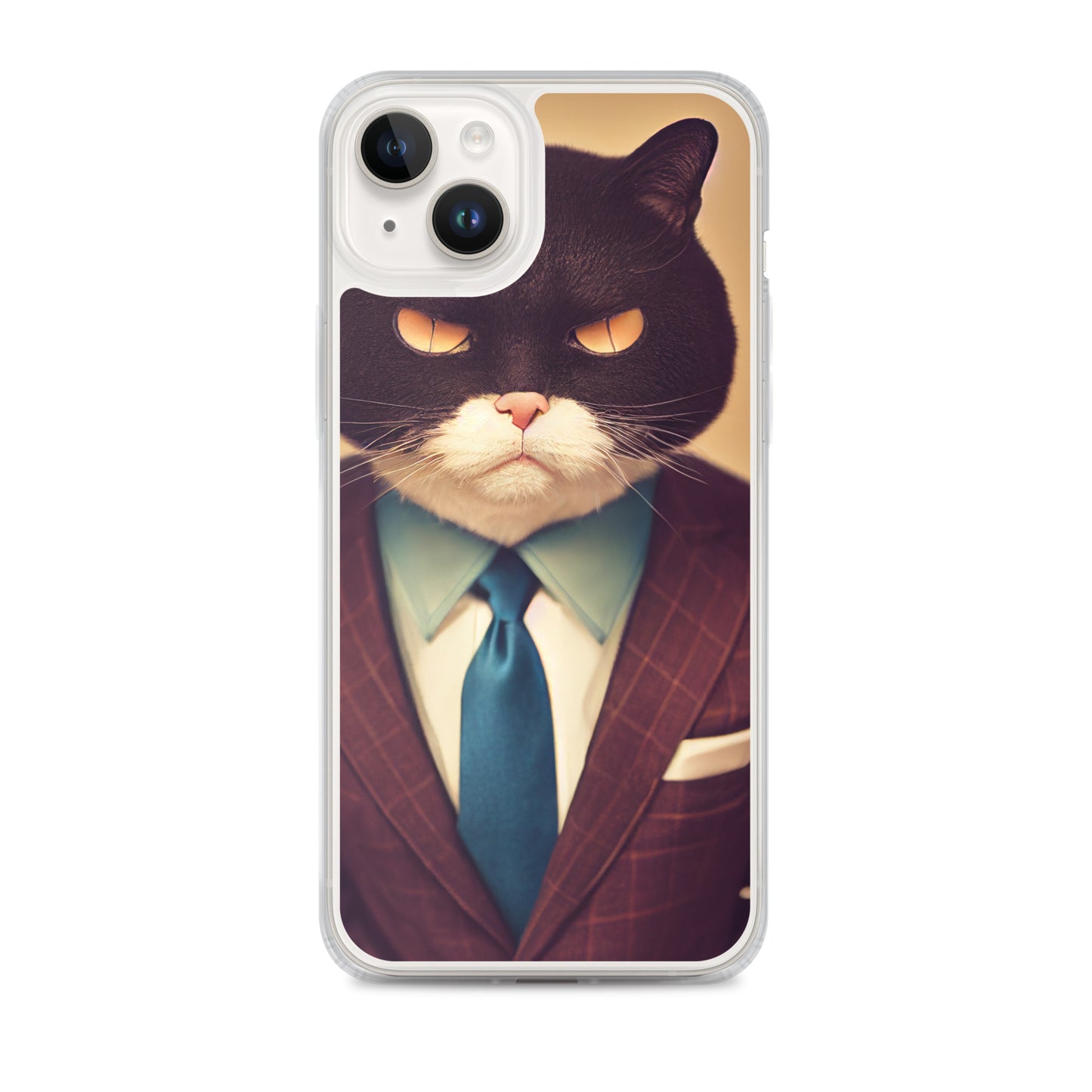 iPhone Case - Stern Business Cat Boss