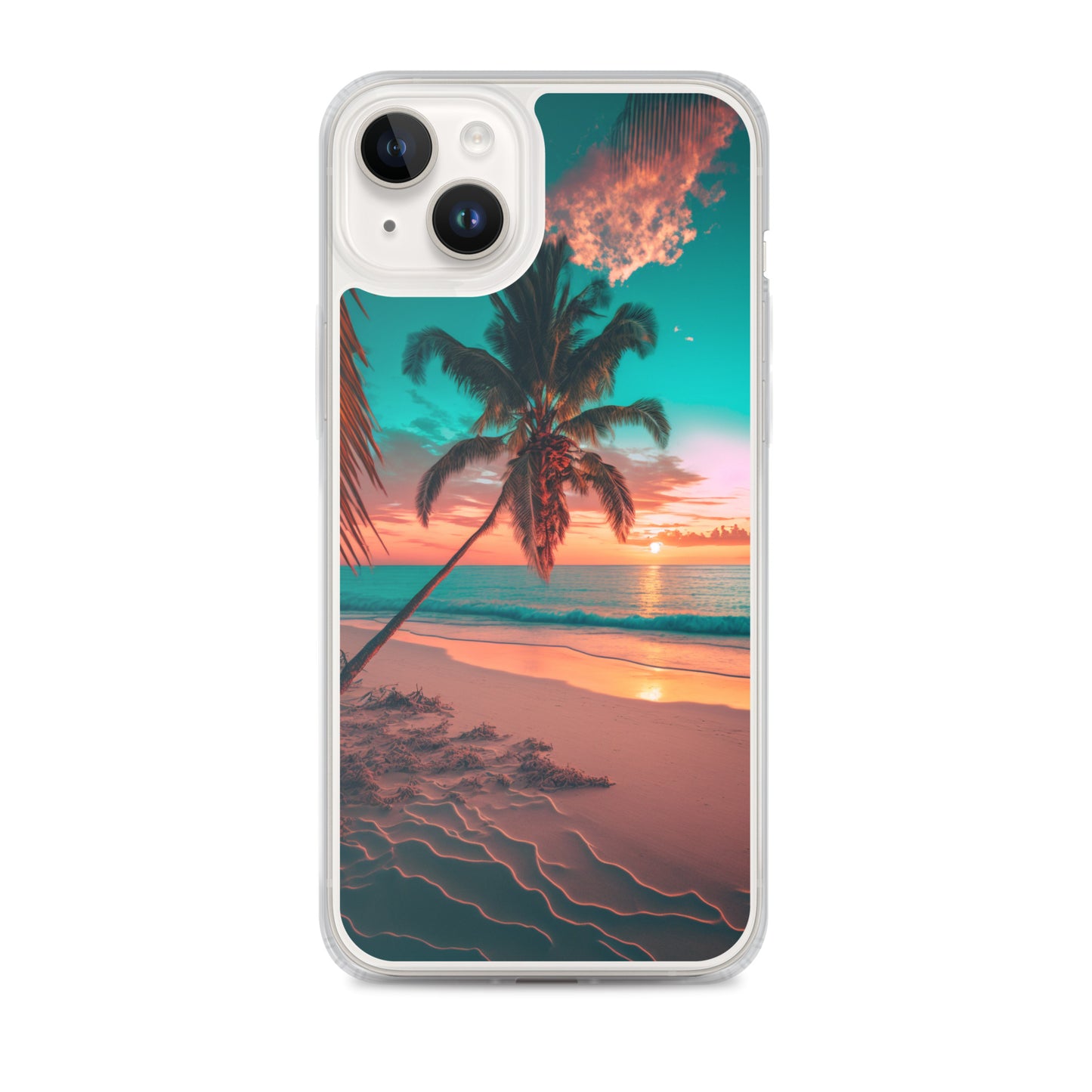 iPhone Case - Beach Life - Palm Tree at Sunset