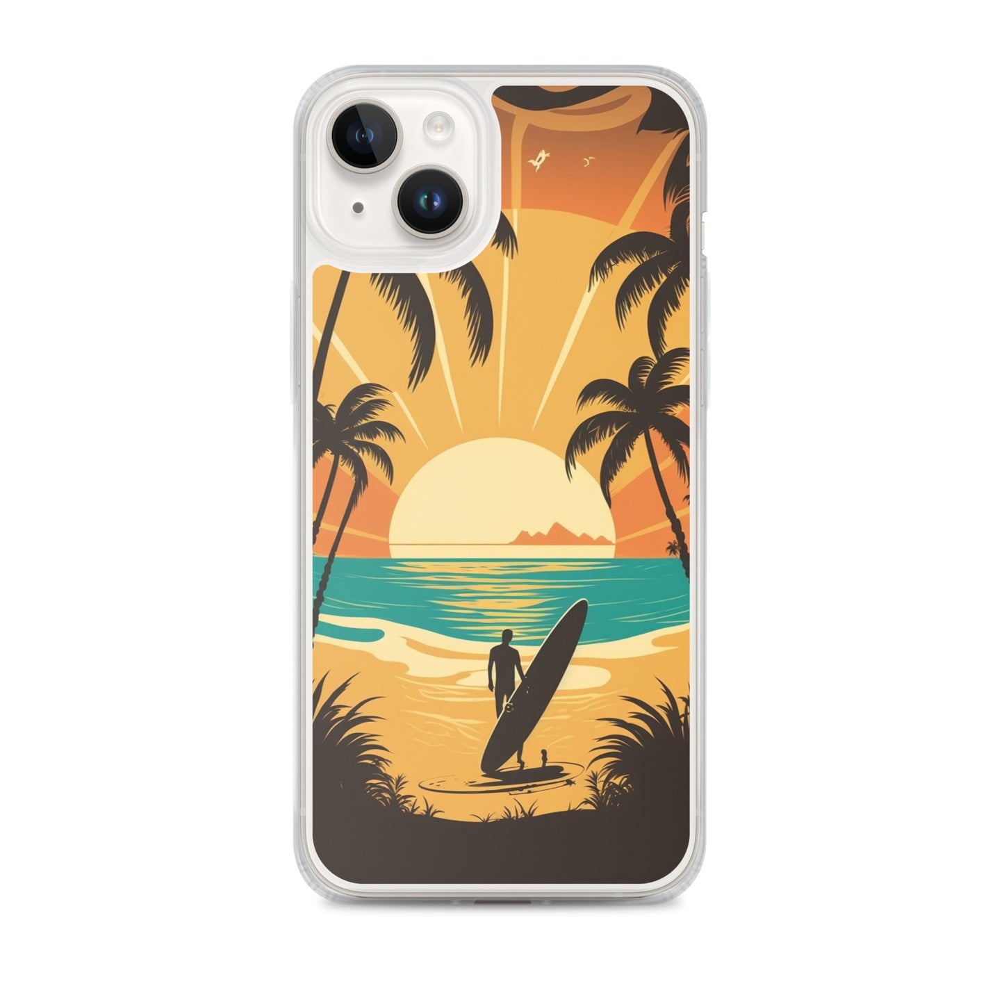 iPhone Case - Sunset Surfer