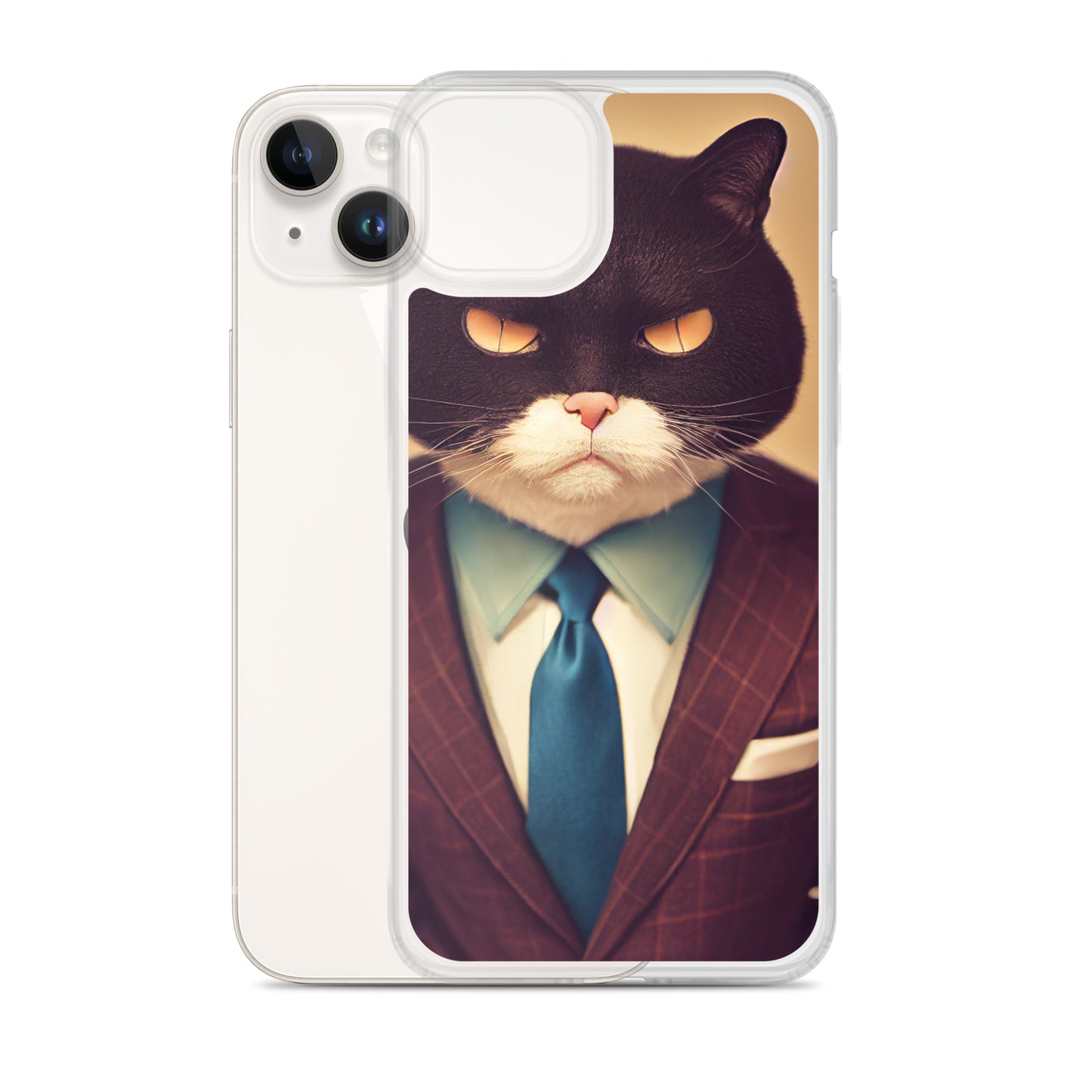 iPhone Case - Stern Business Cat Boss