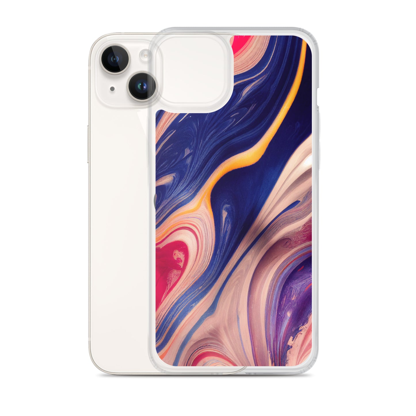 iPhone Case - Marbled Paint Swirl