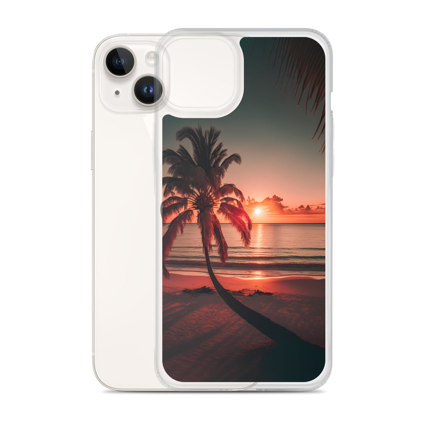 iPhone Case - Beach Life - Palm Tree at Sunset