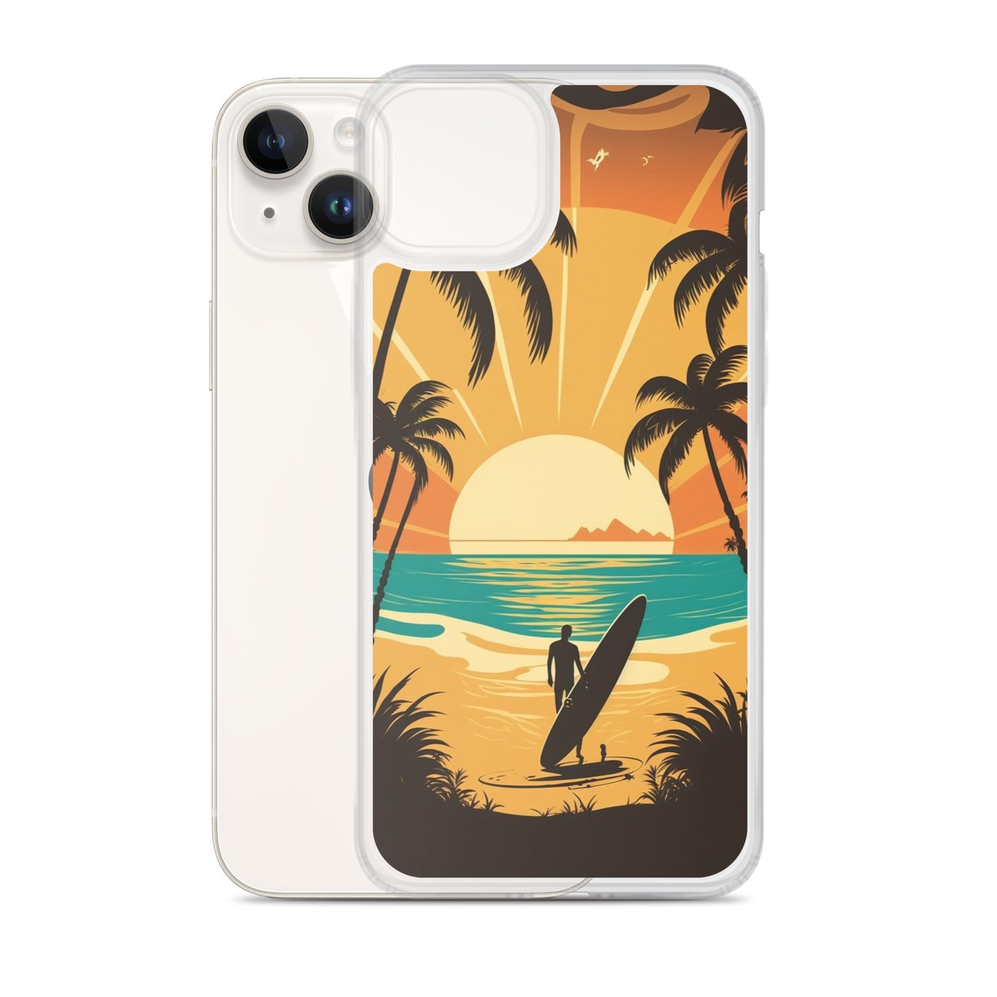 iPhone Case - Sunset Surfer