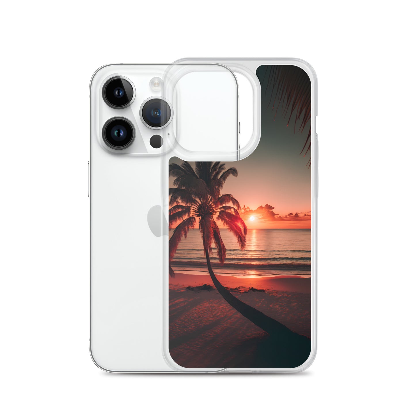 iPhone Case - Beach Life - Palm Tree at Sunset