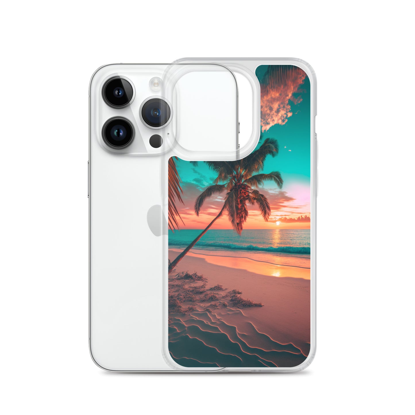 iPhone Case - Beach Life - Palm Tree at Sunset