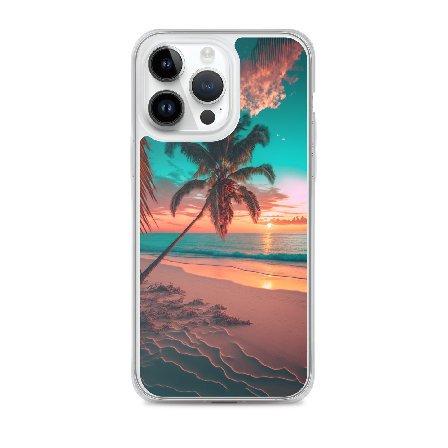 iPhone Case - Beach Life - Palm Tree at Sunset