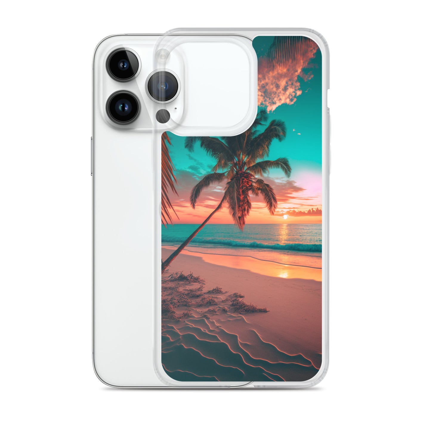 iPhone Case - Beach Life - Palm Tree at Sunset