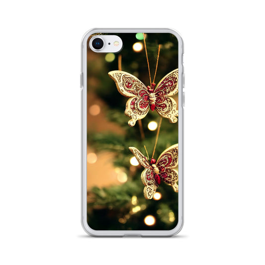 iPhone Case - Butterfly Christmas Ornaments