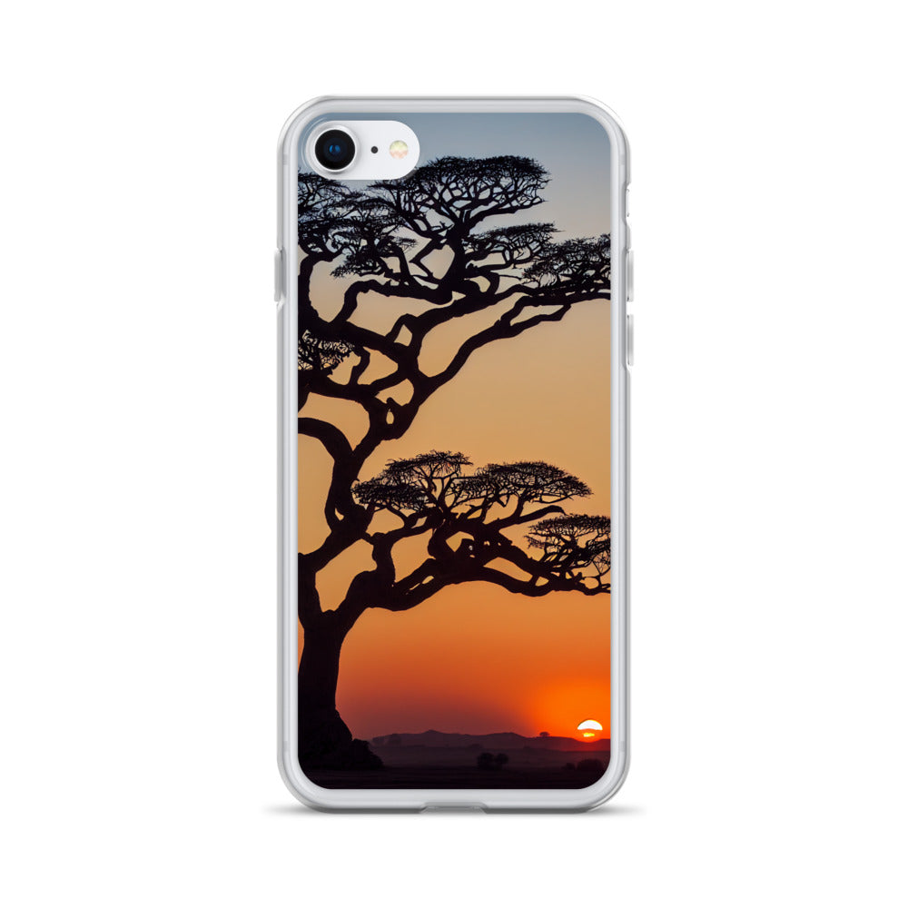 iPhone Case - African Vista - Acacia Tree at Sunset