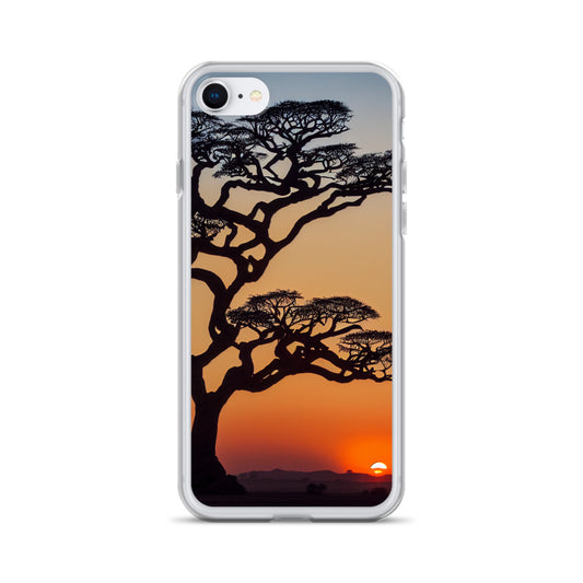 iPhone Case - African Vista - Acacia Tree at Sunset