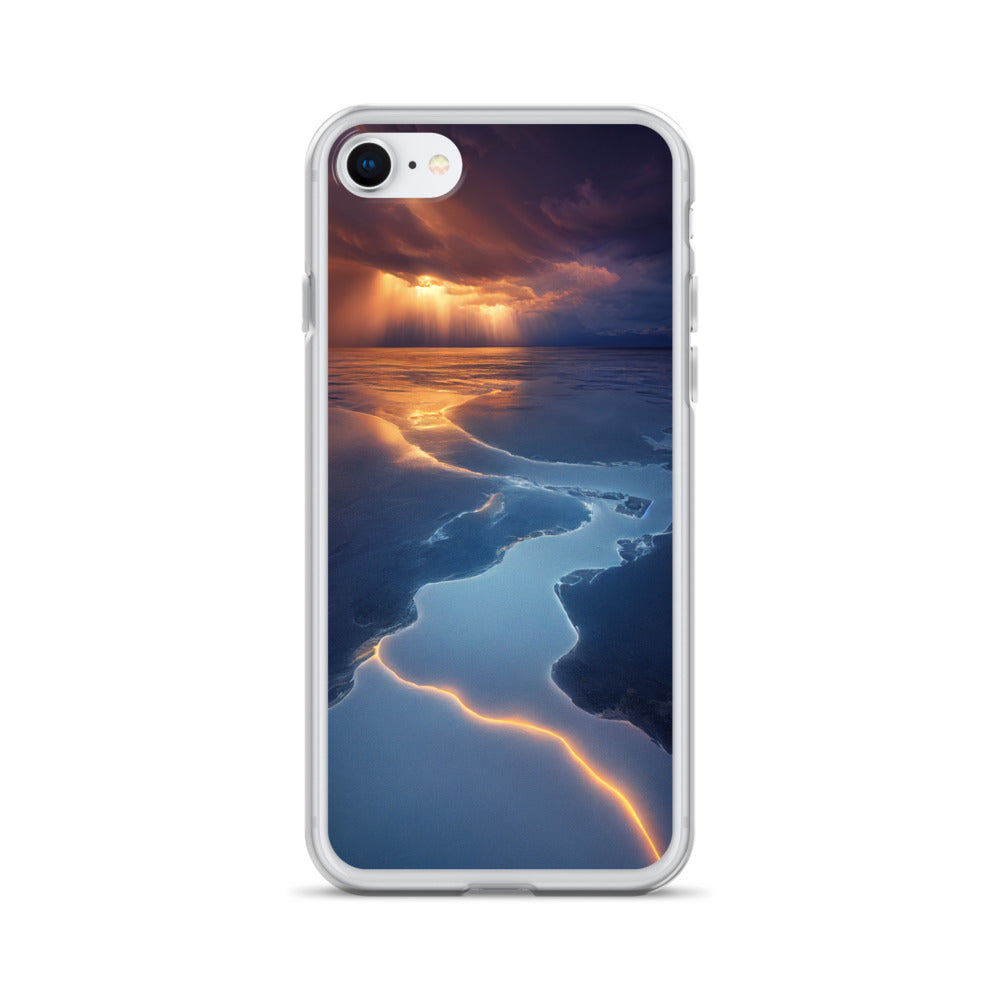 iPhone Case - Winding River Under Clouds