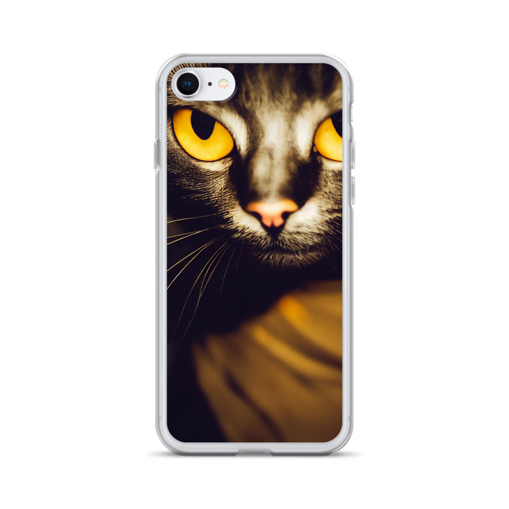 iPhone Case - Yellow Eyed Tabby Cat