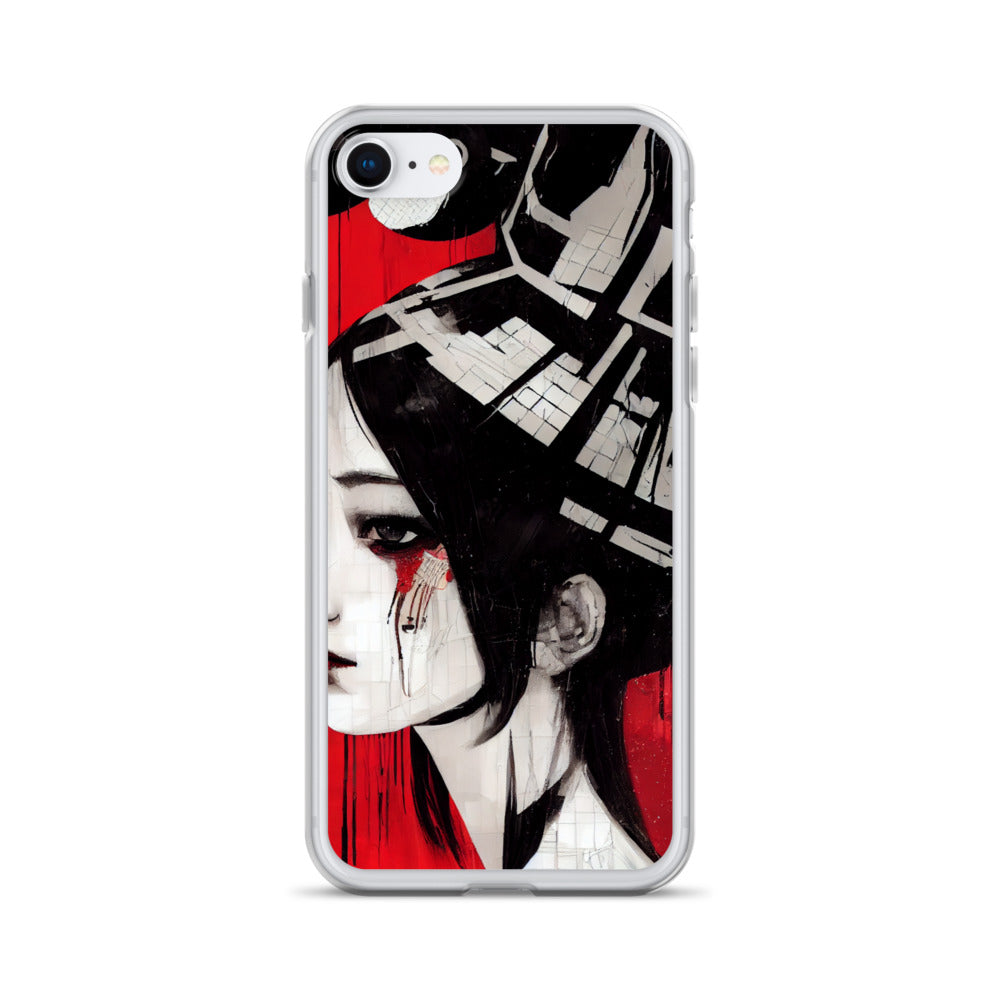 iPhone Case - Cyberpunk Geisha Girl