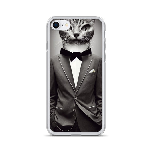 iPhone Case - Sharp Business Cat Boss