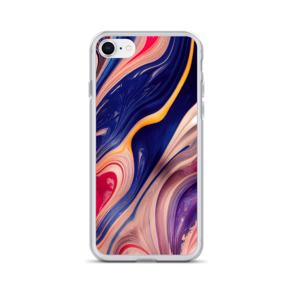 iPhone Case - Marbled Paint Swirl