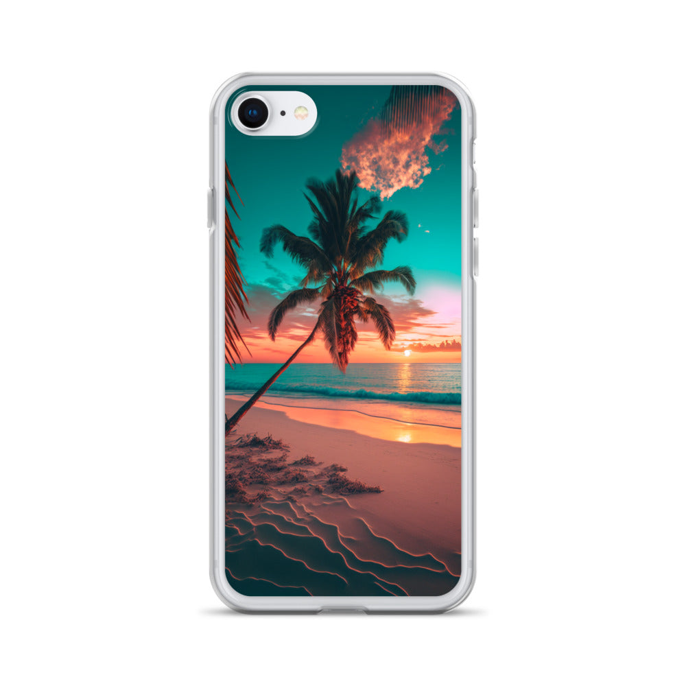 iPhone Case - Beach Life - Palm Tree at Sunset