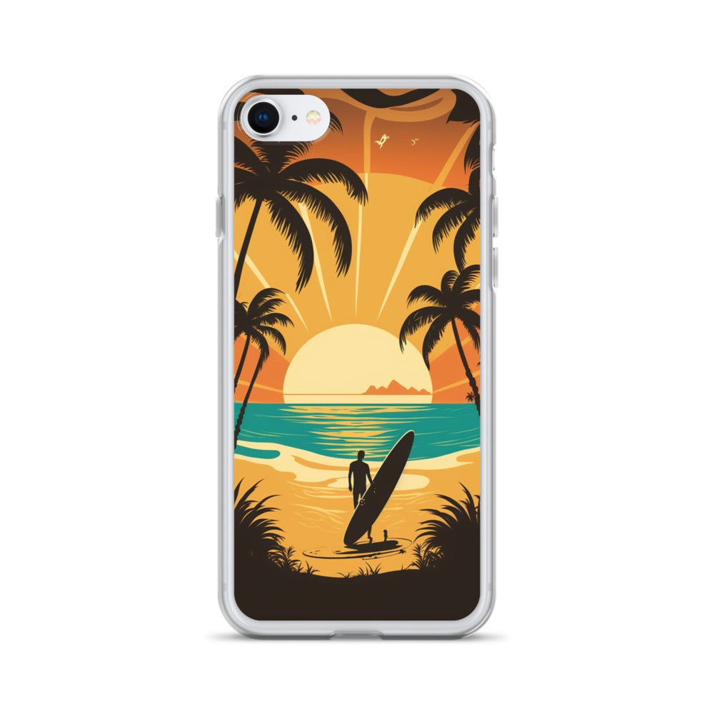 iPhone Case - Sunset Surfer