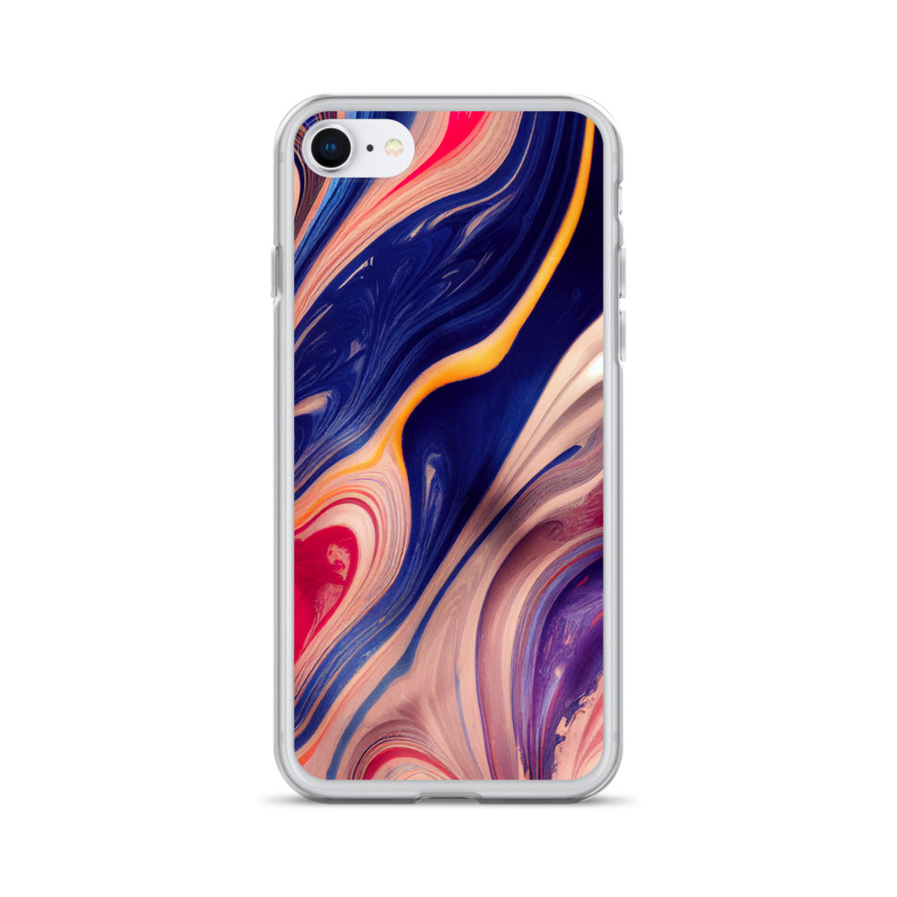 iPhone Case - Marbled Paint Swirl