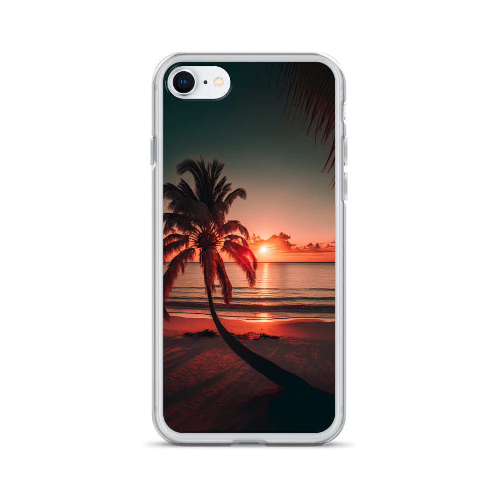 iPhone Case - Beach Life - Palm Tree at Sunset