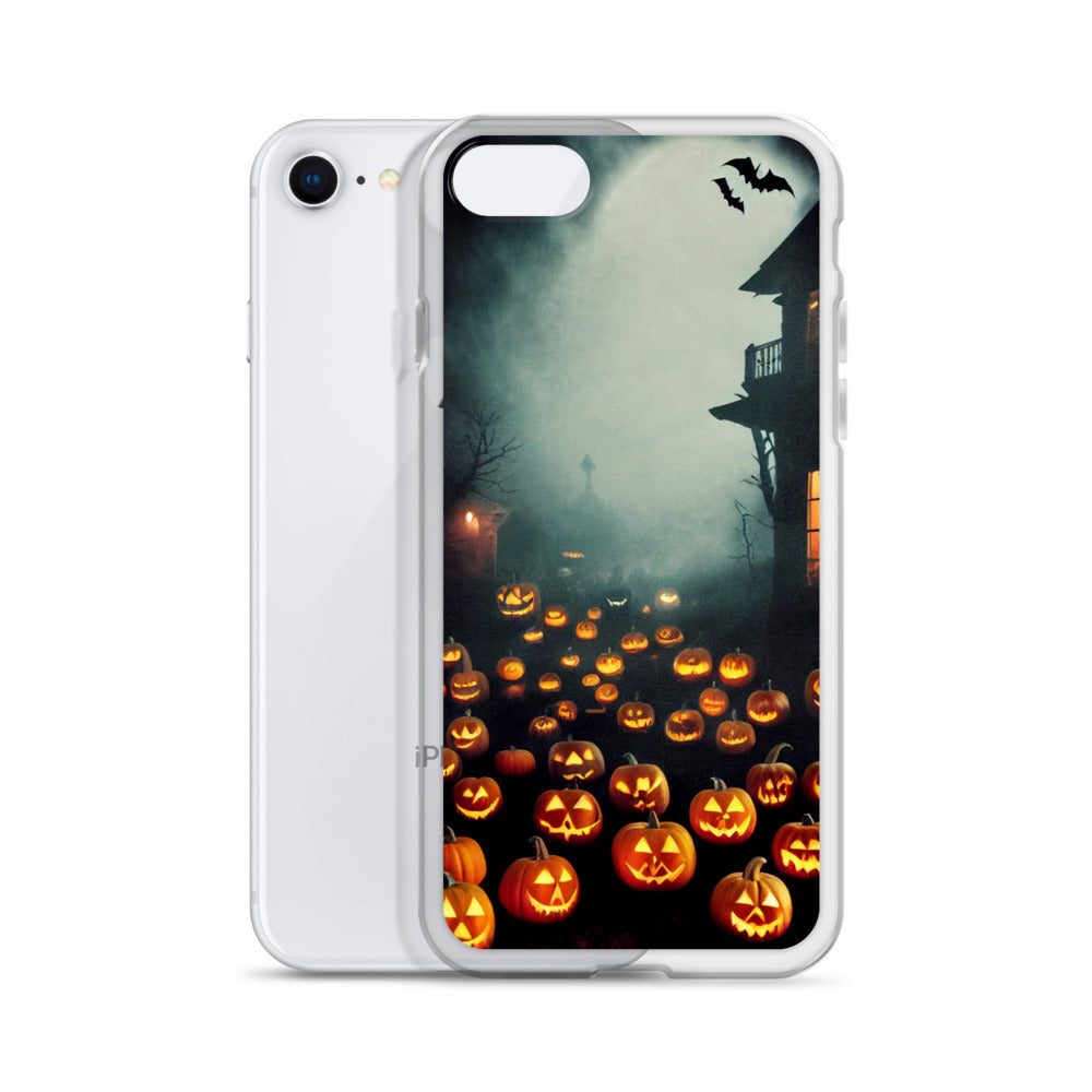 iPhone Case - Halloween Jack-o-Lanterns in the Mist