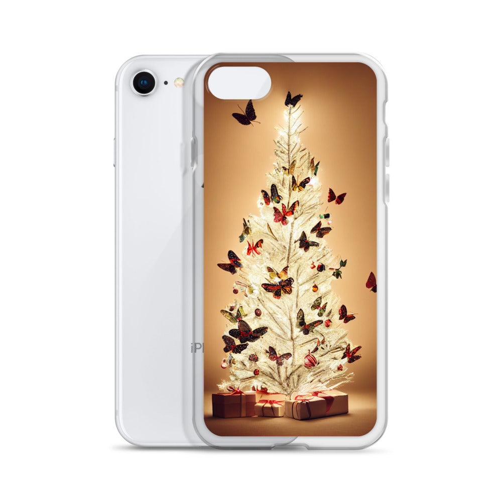 iPhone Case - Butterfly Christmas Tree