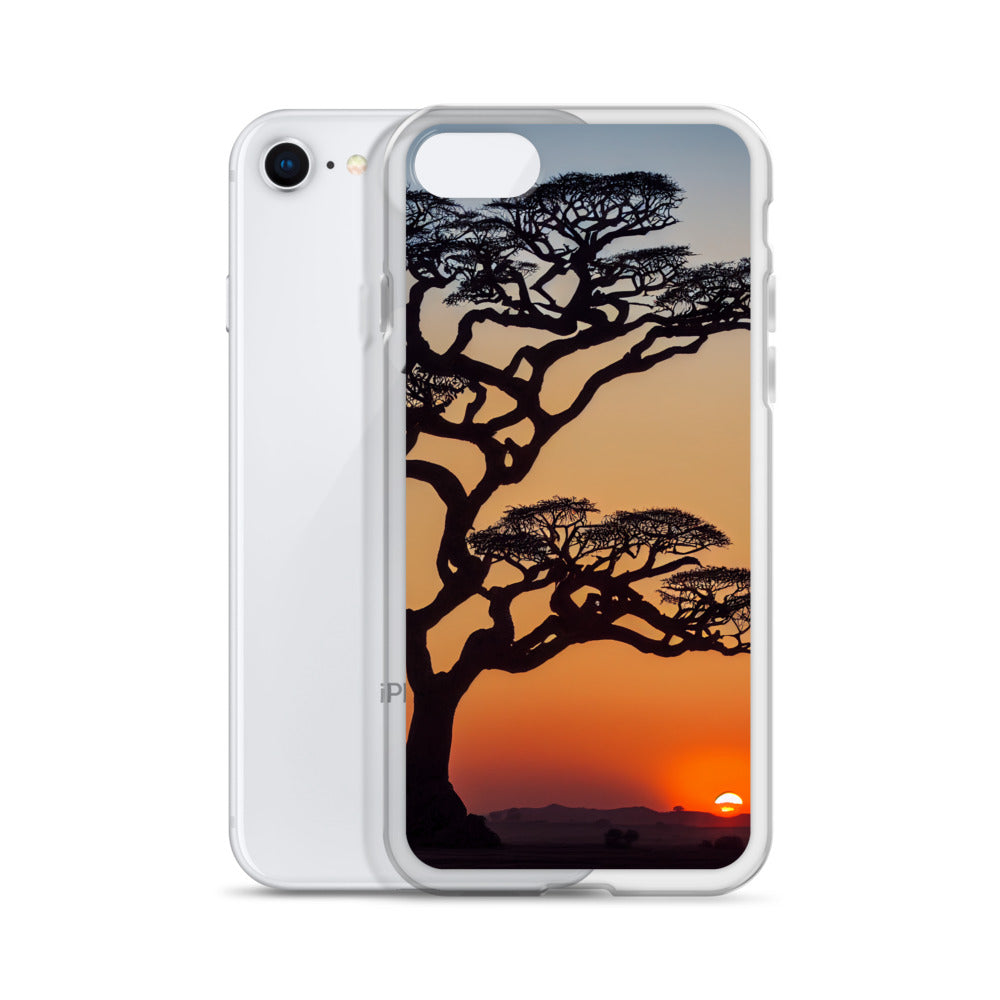 iPhone Case - African Vista - Acacia Tree at Sunset